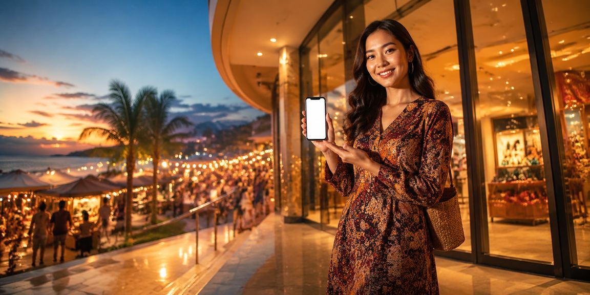Pemain Malaysia dengan batik menggunakan aplikasi kasino jackpot rbtv777